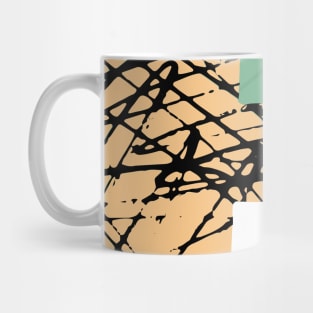 Green Combination Pattern Mug